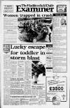 Huddersfield Daily Examiner Monday 18 July 1983 Page 1