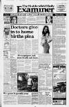Huddersfield Daily Examiner Wednesday 03 August 1983 Page 1