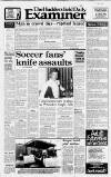 Huddersfield Daily Examiner Monday 13 August 1984 Page 1