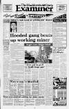 Huddersfield Daily Examiner Tuesday 09 October 1984 Page 1