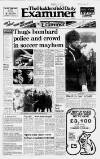 Huddersfield Daily Examiner Monday 22 October 1984 Page 1