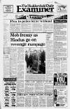 Huddersfield Daily Examiner Thursday 01 November 1984 Page 1