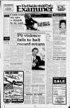 Huddersfield Daily Examiner Monday 07 January 1985 Page 1