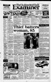 Huddersfield Daily Examiner Friday 17 January 1986 Page 1