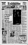 Huddersfield Daily Examiner Friday 14 March 1986 Page 1