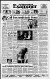 Huddersfield Daily Examiner Monday 22 February 1988 Page 1
