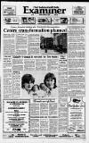 Huddersfield Daily Examiner Monday 29 February 1988 Page 1