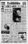 Huddersfield Daily Examiner Friday 04 March 1988 Page 1