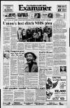 Huddersfield Daily Examiner Monday 14 March 1988 Page 1