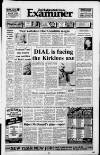 Huddersfield Daily Examiner Thursday 05 January 1989 Page 1