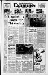 Huddersfield Daily Examiner Tuesday 11 April 1989 Page 1