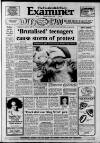 Huddersfield Daily Examiner Tuesday 05 December 1989 Page 1
