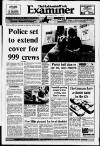 Huddersfield Daily Examiner Monday 12 February 1990 Page 1