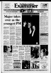 Huddersfield Daily Examiner Wednesday 28 November 1990 Page 1