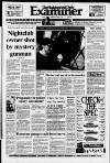 Huddersfield Daily Examiner Monday 03 December 1990 Page 1