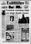 Huddersfield Daily Examiner Friday 03 January 1992 Page 1