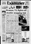 Huddersfield Daily Examiner Monday 06 January 1992 Page 1