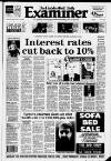 Huddersfield Daily Examiner Thursday 17 September 1992 Page 1