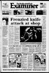 Huddersfield Daily Examiner Friday 18 September 1992 Page 1