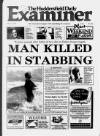 Huddersfield Daily Examiner Saturday 02 January 1993 Page 1