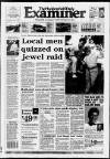 Huddersfield Daily Examiner Wednesday 09 June 1993 Page 1