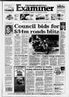 Huddersfield Daily Examiner Tuesday 27 July 1993 Page 1