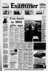 Huddersfield Daily Examiner Tuesday 10 August 1993 Page 1