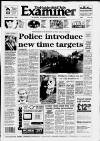 Huddersfield Daily Examiner Tuesday 05 October 1993 Page 1