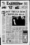 Huddersfield Daily Examiner Thursday 05 January 1995 Page 1