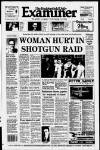 Huddersfield Daily Examiner Monday 09 October 1995 Page 1