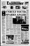 Huddersfield Daily Examiner Monday 16 October 1995 Page 1