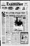 Huddersfield Daily Examiner Wednesday 08 November 1995 Page 1