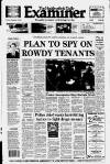 Huddersfield Daily Examiner Monday 04 December 1995 Page 1
