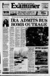 Huddersfield Daily Examiner Monday 19 February 1996 Page 1