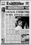 Huddersfield Daily Examiner Tuesday 17 December 1996 Page 1