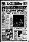 Huddersfield Daily Examiner Friday 01 May 1998 Page 1