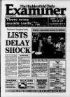 Huddersfield Daily Examiner Saturday 27 February 1999 Page 1