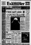 Huddersfield Daily Examiner Friday 27 August 1999 Page 1