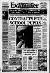 Huddersfield Daily Examiner Tuesday 31 August 1999 Page 1