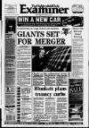 Huddersfield Daily Examiner Wednesday 29 September 1999 Page 1