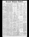 South Wales Echo Thursday 10 January 1889 Page 1
