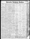 South Wales Echo Saturday 26 January 1889 Page 1
