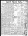 South Wales Echo Saturday 16 March 1889 Page 1
