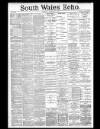 South Wales Echo Monday 25 March 1889 Page 1