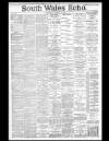 South Wales Echo Wednesday 27 March 1889 Page 1