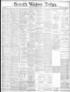 South Wales Echo Monday 12 August 1889 Page 1