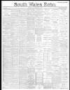 South Wales Echo Wednesday 09 October 1889 Page 1