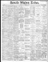 South Wales Echo Tuesday 12 November 1889 Page 1