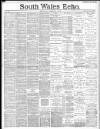 South Wales Echo Wednesday 04 December 1889 Page 1