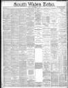 South Wales Echo Friday 13 December 1889 Page 1